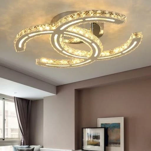 New ๐งจ Vakkerlight Stainless Steel Crystal Ceiling Light Ceiling Lamp ๐ 6 Vakkerlight Stainless Steel Crystal Ceiling Light Ceiling Lamp