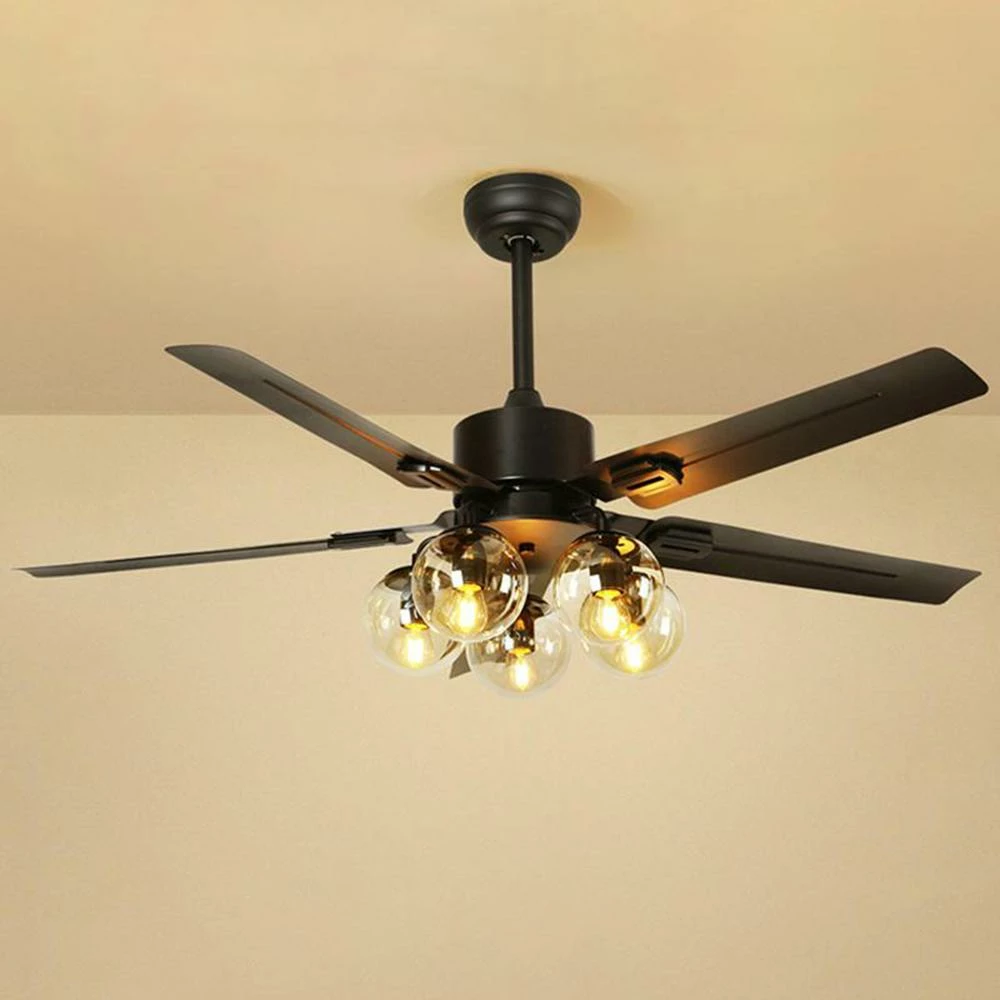 Best Sale ๐ Vakkerlight Black Vintage Ceiling Fan ๐งจ 5 Vakkerlight Black Vintage Ceiling Fan